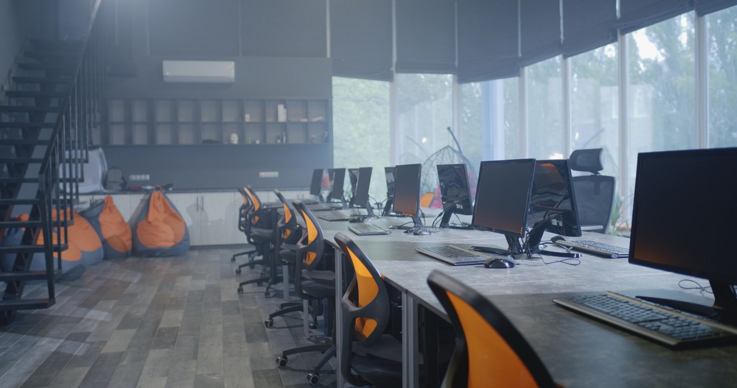 Modern architect office workspace for consultation services